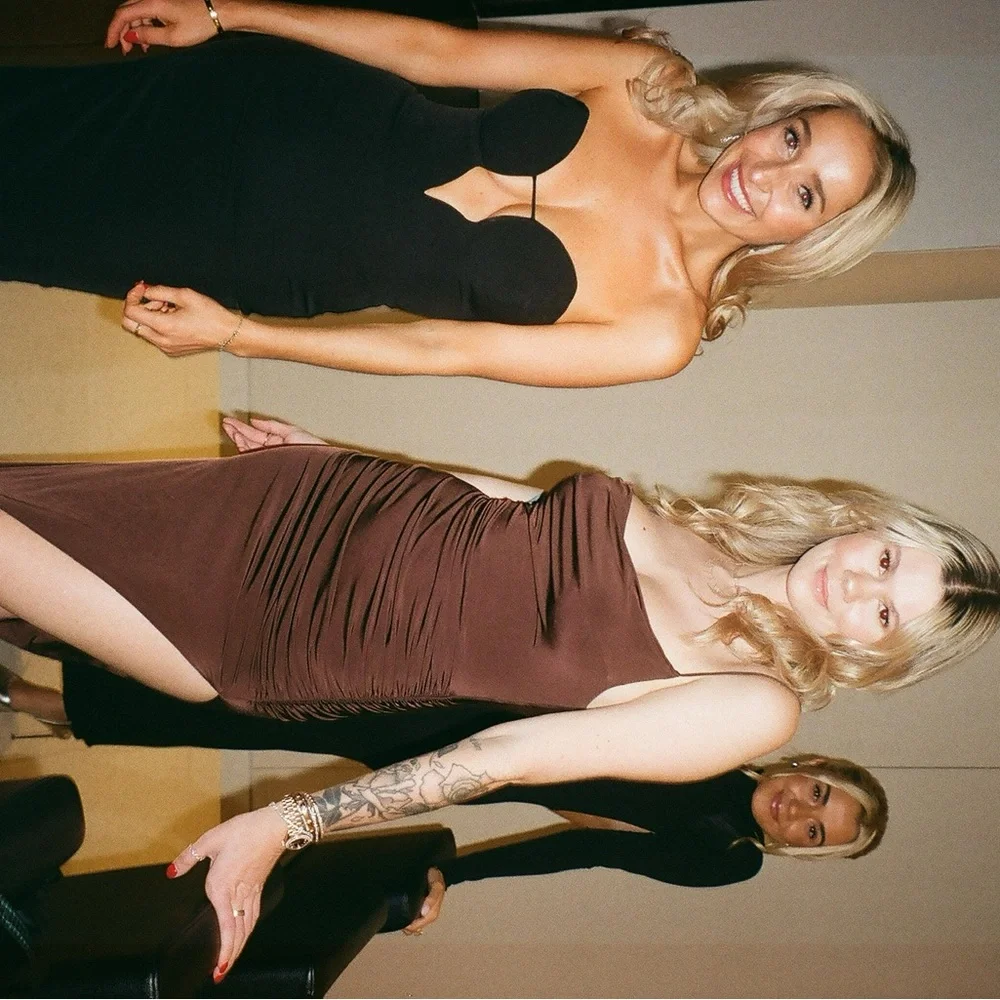 Bardot Black Strapless Dress - Picture 3 of 4